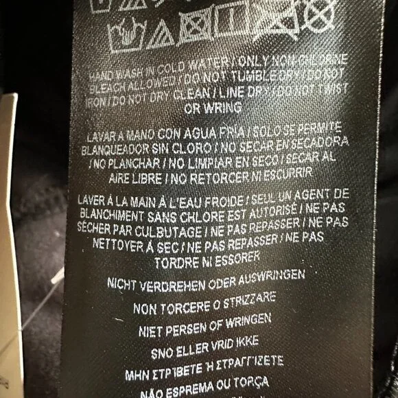 GUESS Women's Soto Faux Leather Skinny Pant Jet Black Sz 0 - Picture 10 of 12